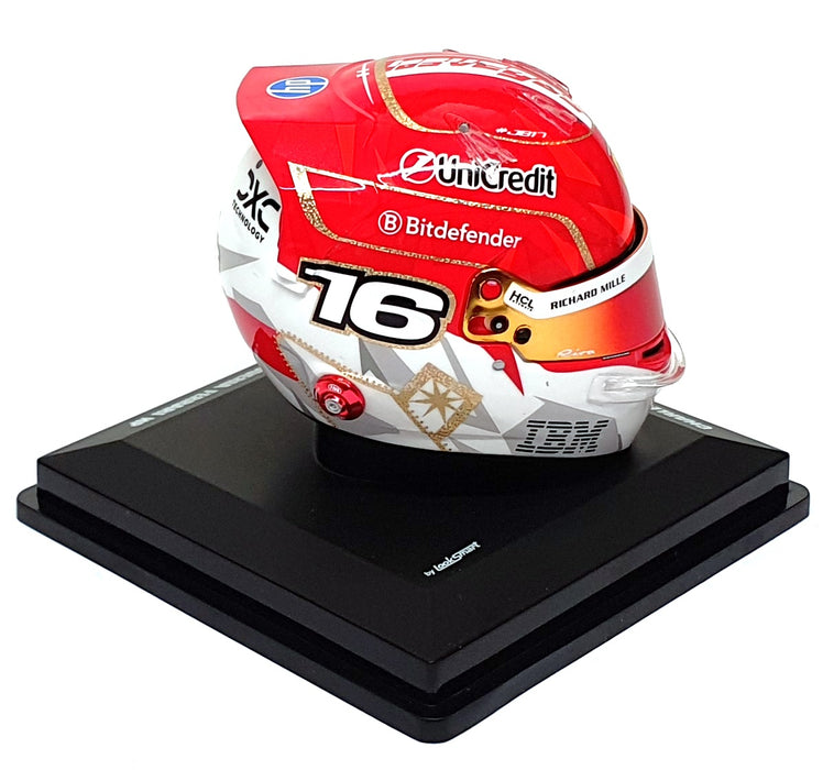 Look Smart 1/5 Scale LSHEL026 - F1 Helmet C. Leclerc Ferrari Las Vegas GP 2024