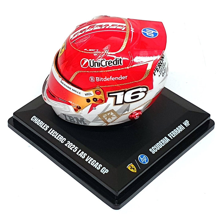 Look Smart 1/5 Scale LSHEL026 - F1 Helmet C. Leclerc Ferrari Las Vegas GP 2024