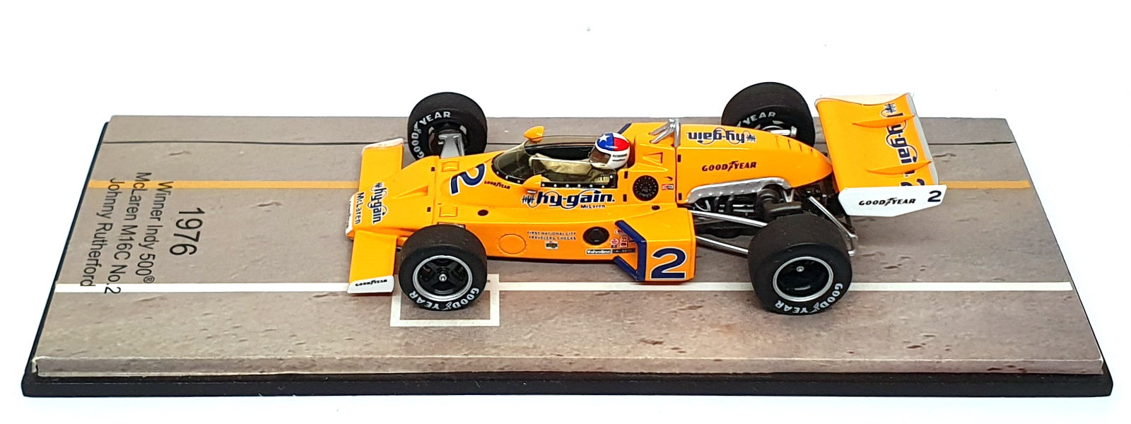 Spark 1/43 Scale 43IN76 - McLaren M16C #2 Winner Indy 500 1976 Rutherford