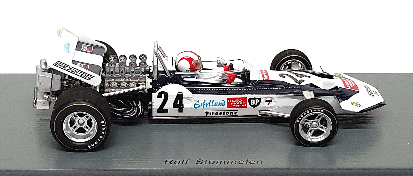 Spark 1/43 Scale S4015 - F1 Surtees TS9 #24 British GP 1971 R. Stommelen