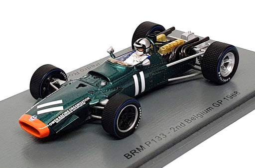 Spark 1/43 Scale S5700 - F1 BRM P133 2nd #11 Belgium GP 1968 P. Rodriguez