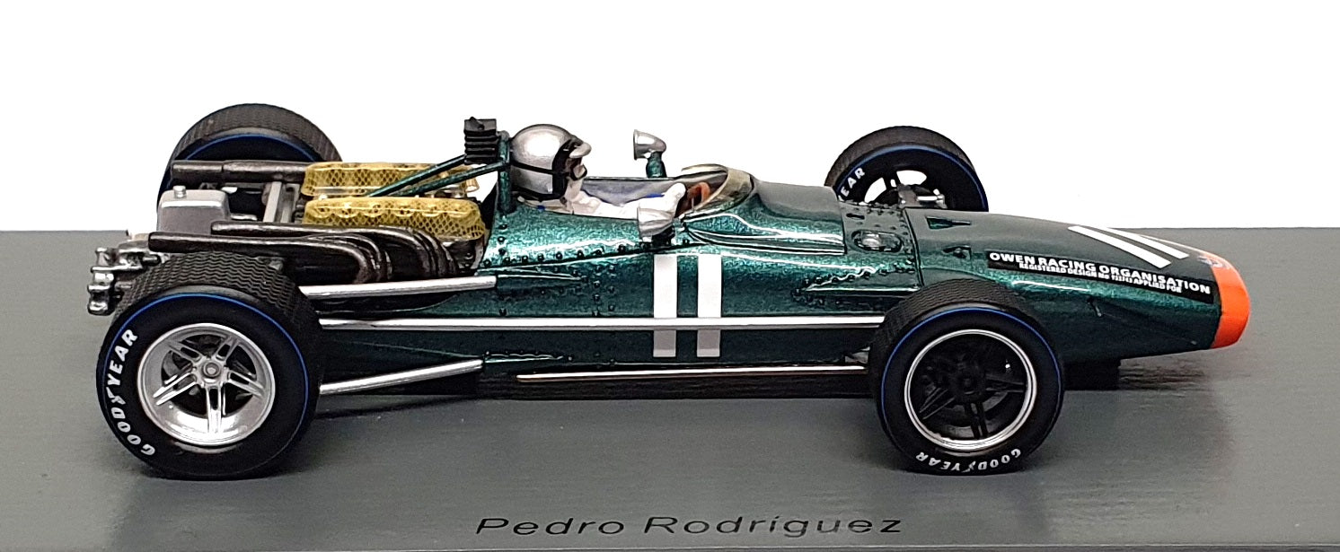Spark 1/43 Scale S5700 - F1 BRM P133 2nd #11 Belgium GP 1968 P. Rodriguez