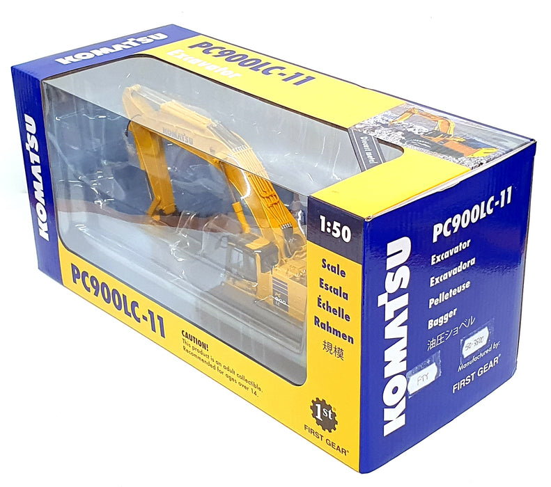 1st First Gear 1/50 Scale 50-3500 - Komatsu PC900LC-11 Excavator - Yellow