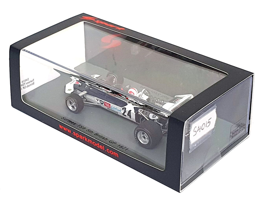 Spark 1/43 Scale S4015 - F1 Surtees TS9 #24 British GP 1971 R. Stommelen