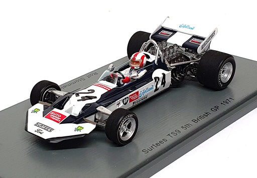 Spark 1/43 Scale S4015 - F1 Surtees TS9 #24 British GP 1971 R. Stommelen