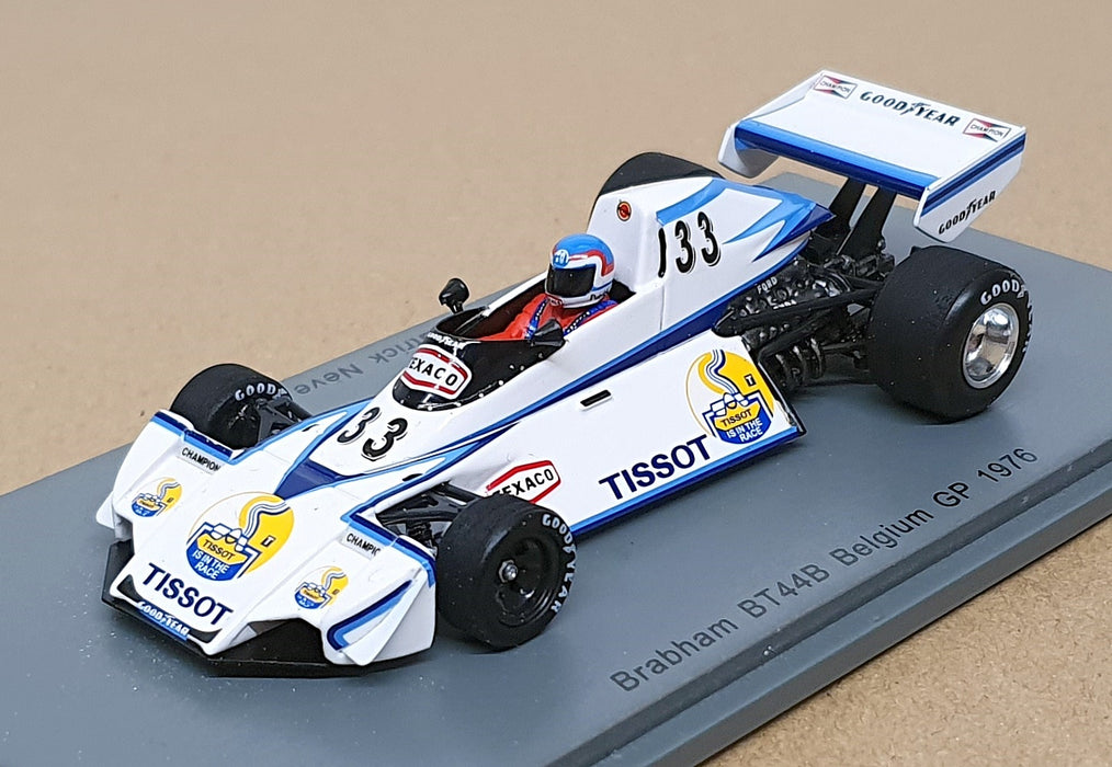 Spark 1/43 Scale S7101 - F1 Brabham BT44B #33 Belgium GP 1976 P. Neve
