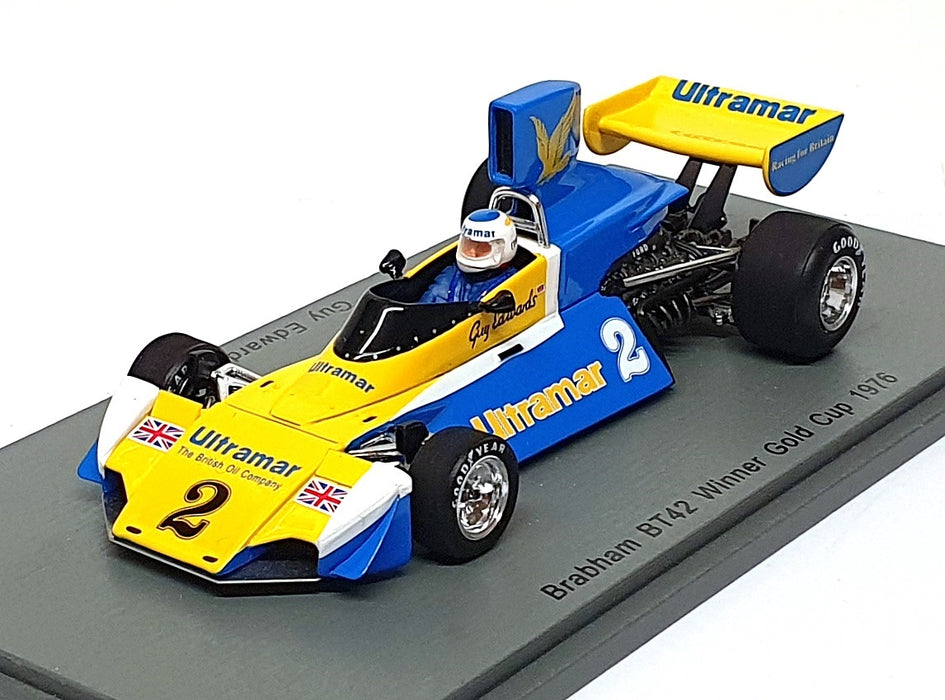 Spark 1/43 Scale S7100 - Brabham BT42 #2 Winner Gold Cup 1976 G. Edwards
