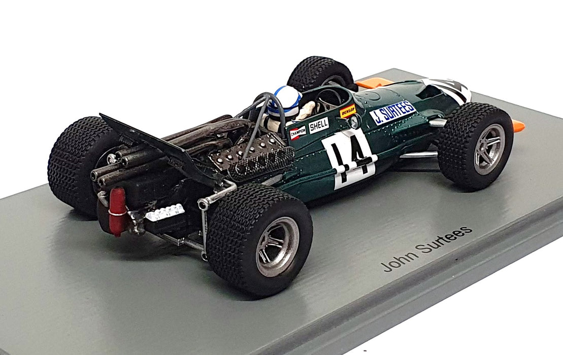 Spark 1/43 Scale S2343 - F1 BRM P139 #14 British GP 1969 John Surtees