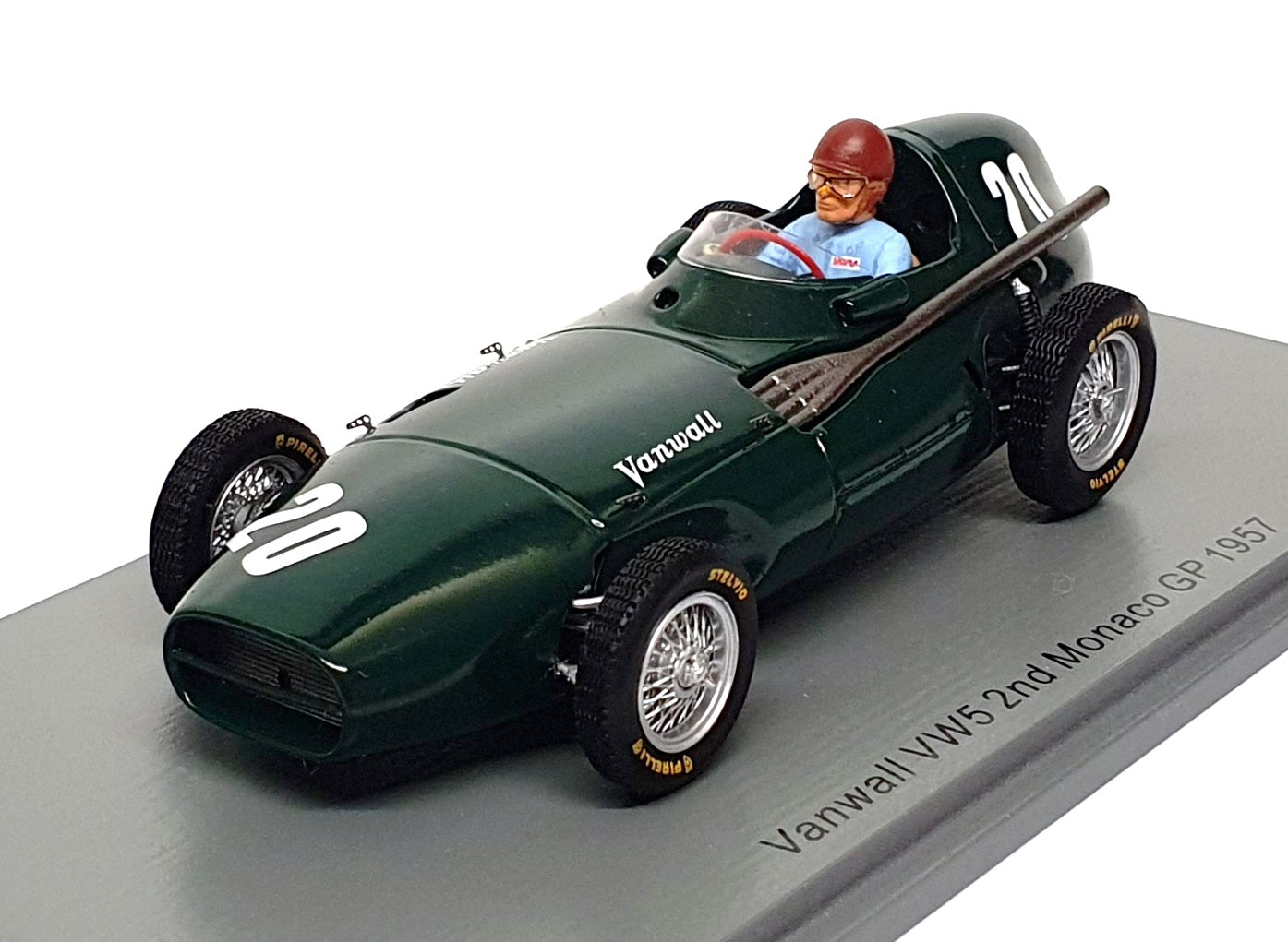 Spark 1/43 Scale S7202 - F1 Vanwall VW5 #20 2nd Monaco GP 1957 T. Brooks