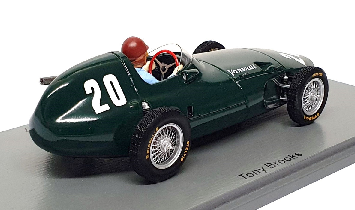 Spark 1/43 Scale S7202 - F1 Vanwall VW5 #20 2nd Monaco GP 1957 T. Brooks