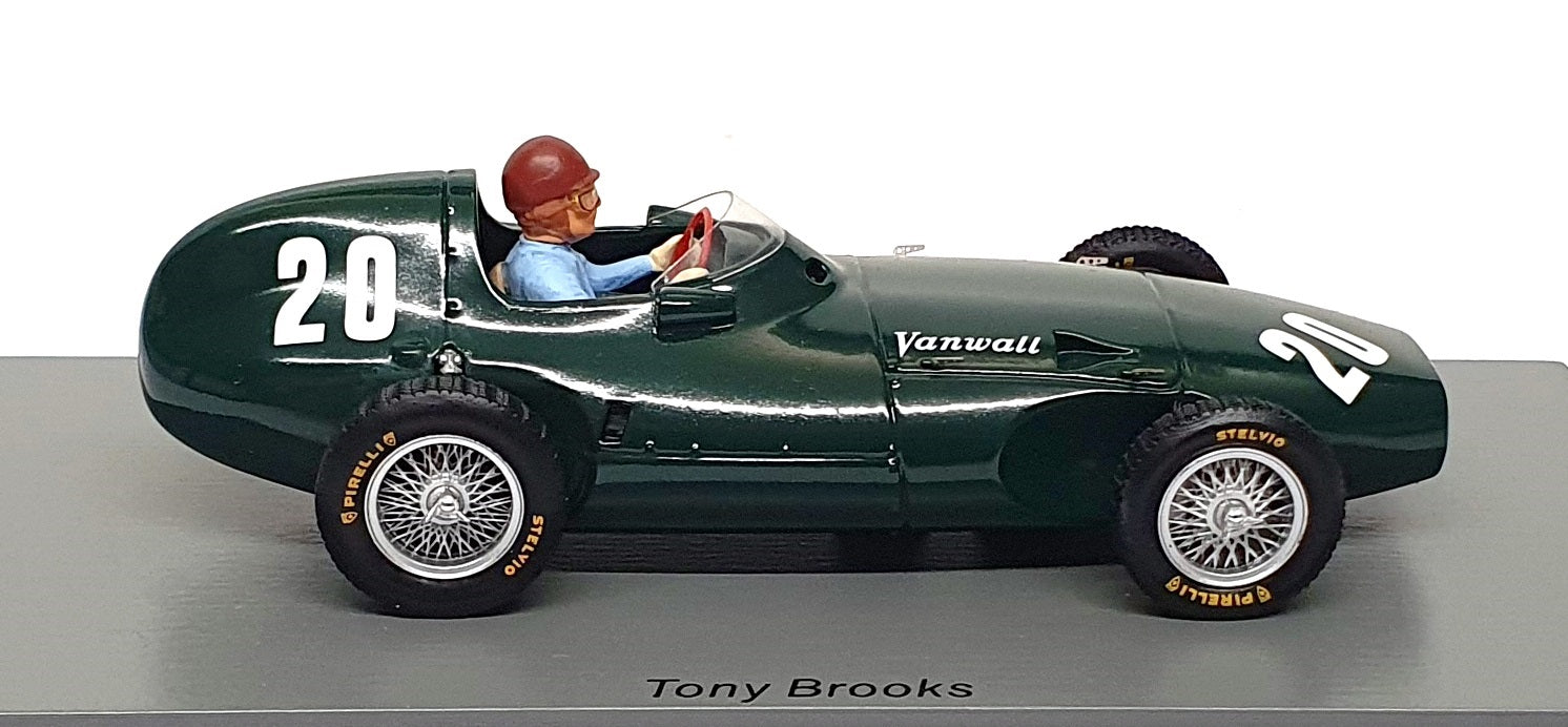 Spark 1/43 Scale S7202 - F1 Vanwall VW5 #20 2nd Monaco GP 1957 T. Brooks