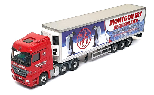 Corgi 1/50 Scale CC13826 - Mercedes Actros (Face Lift) Fridge Trailer Montgomery