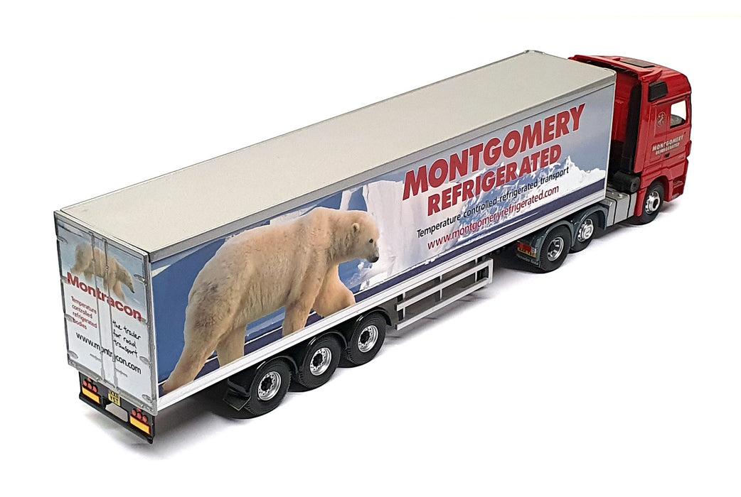 Corgi 1/50 Scale CC13826 - Mercedes Actros (Face Lift) Fridge Trailer Montgomery