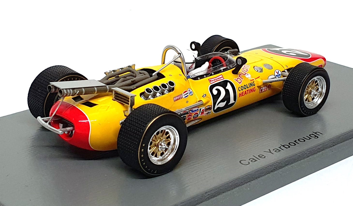 Spark 1/43 Scale S5768 - Vollstedt #21 Indy 500 1967 Cale Yarborough