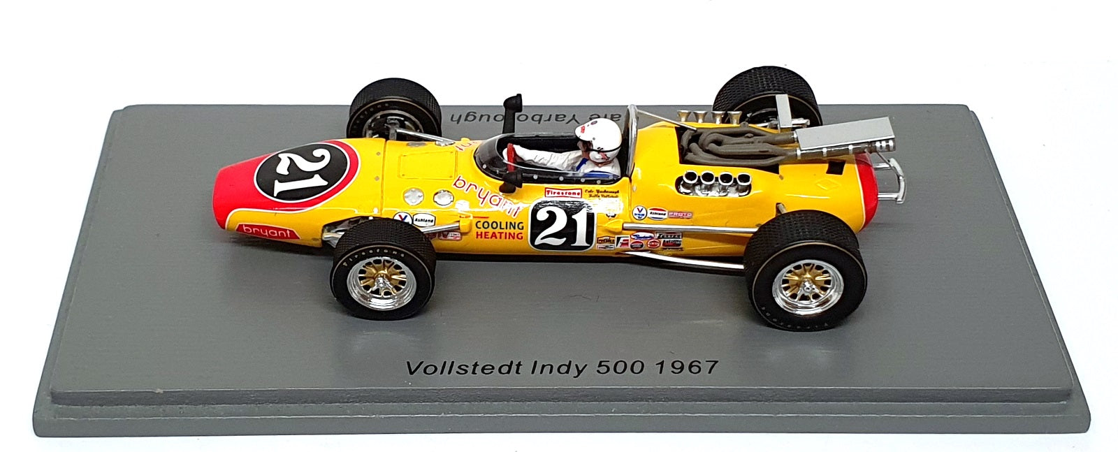 Spark 1/43 Scale S5768 - Vollstedt #21 Indy 500 1967 Cale Yarborough