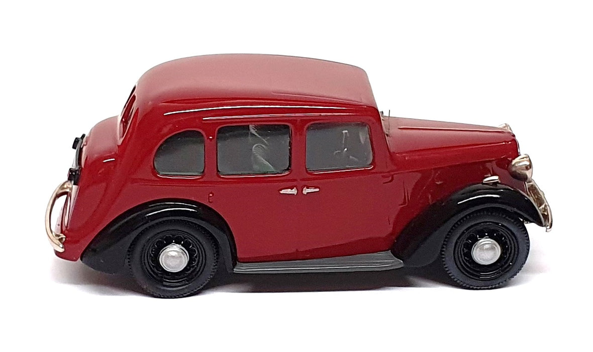 Somerville Models 1/43 Scale 131 - 1936 Austin 10 Cambridge - Dk. Red/Black