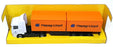 Corgi 1/64 Scale TY86620 - Scania Skeletail Trailer Hapag Lloyd - White/Orange