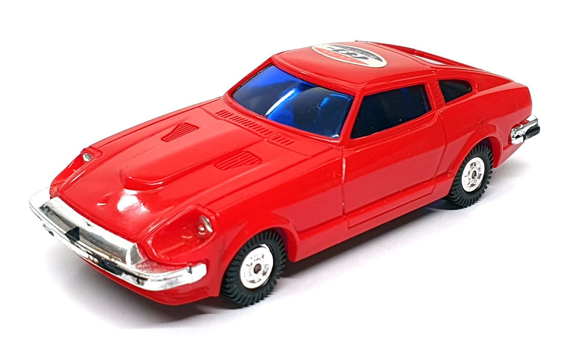 Ichiko Japan 11.5cm Long Model M222 - Nissan Toy Car With Sound - Red