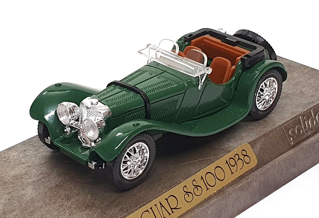 Solido 1/43 Scale Diecast 4002 - 1938 Jaguar SS100 - Green