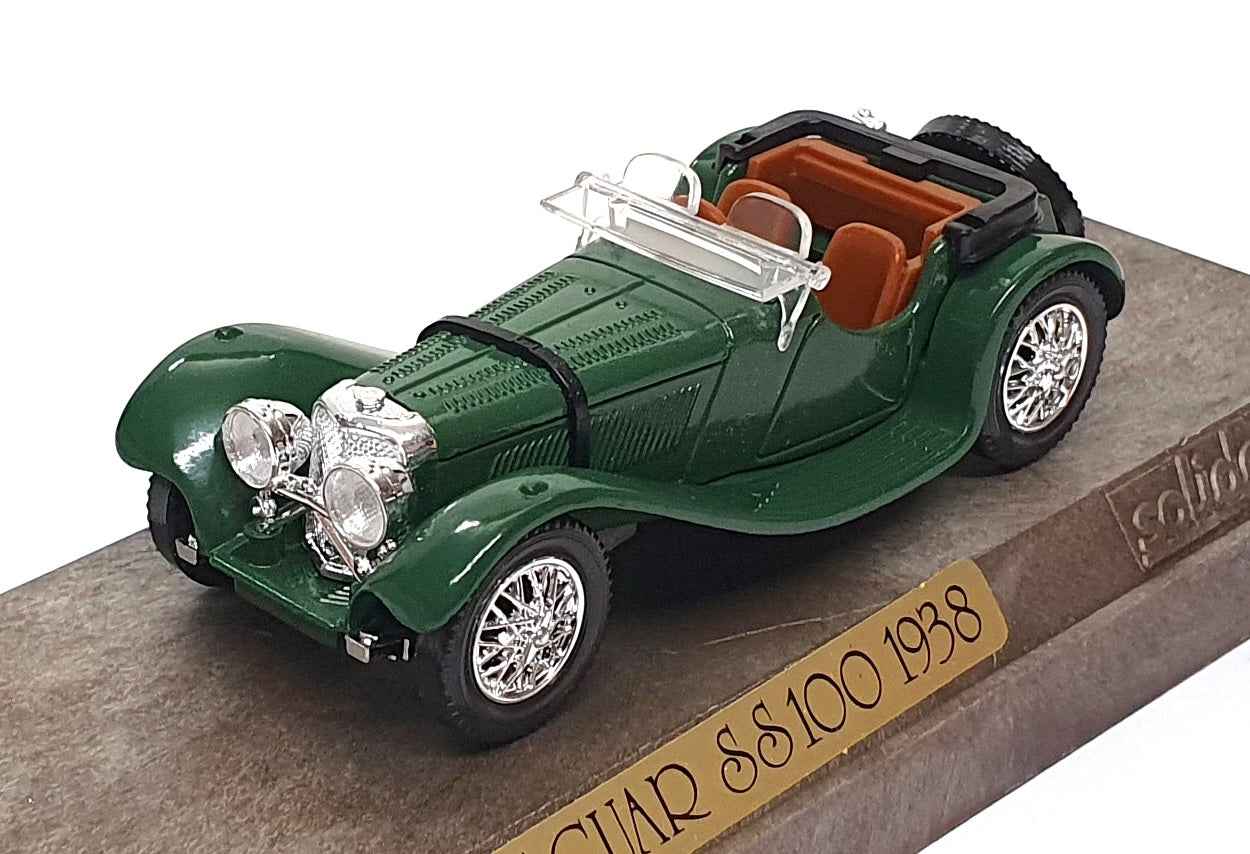 Solido 1/43 Scale Diecast 4002 - 1938 Jaguar SS100 - Green