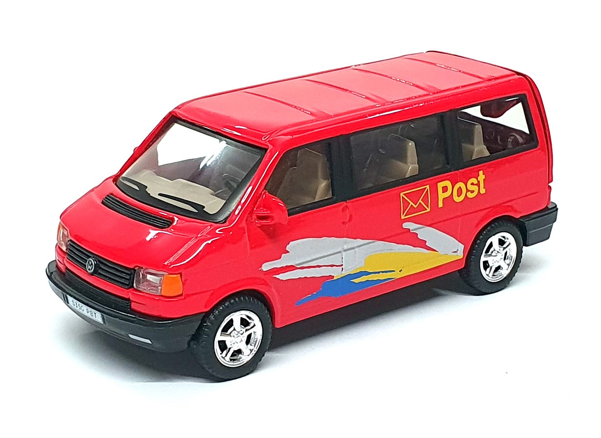 Cararama 1/43 Scale Diecast CARA99 - Volkswagen Post Van - Red