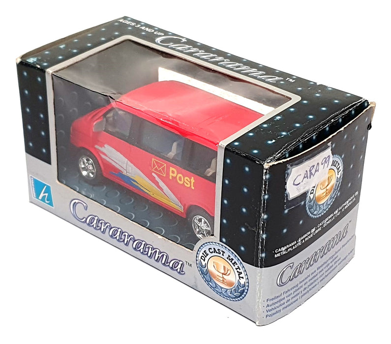 Cararama 1/43 Scale Diecast CARA99 - Volkswagen Post Van - Red