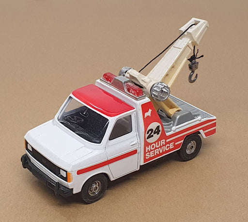 Corgi Appx 12cm Long Original Diecast 1140 - Ford Transit Wrecker - Red/White