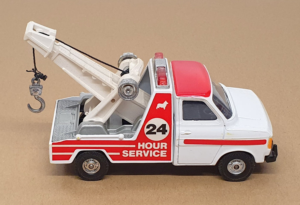 Corgi Appx 12cm Long Original Diecast 1140 - Ford Transit Wrecker - Red/White
