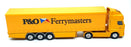 Corgi 1/64 Scale 59548 - Renault Curtainside Truck P&O Ferrymasters - Yellow