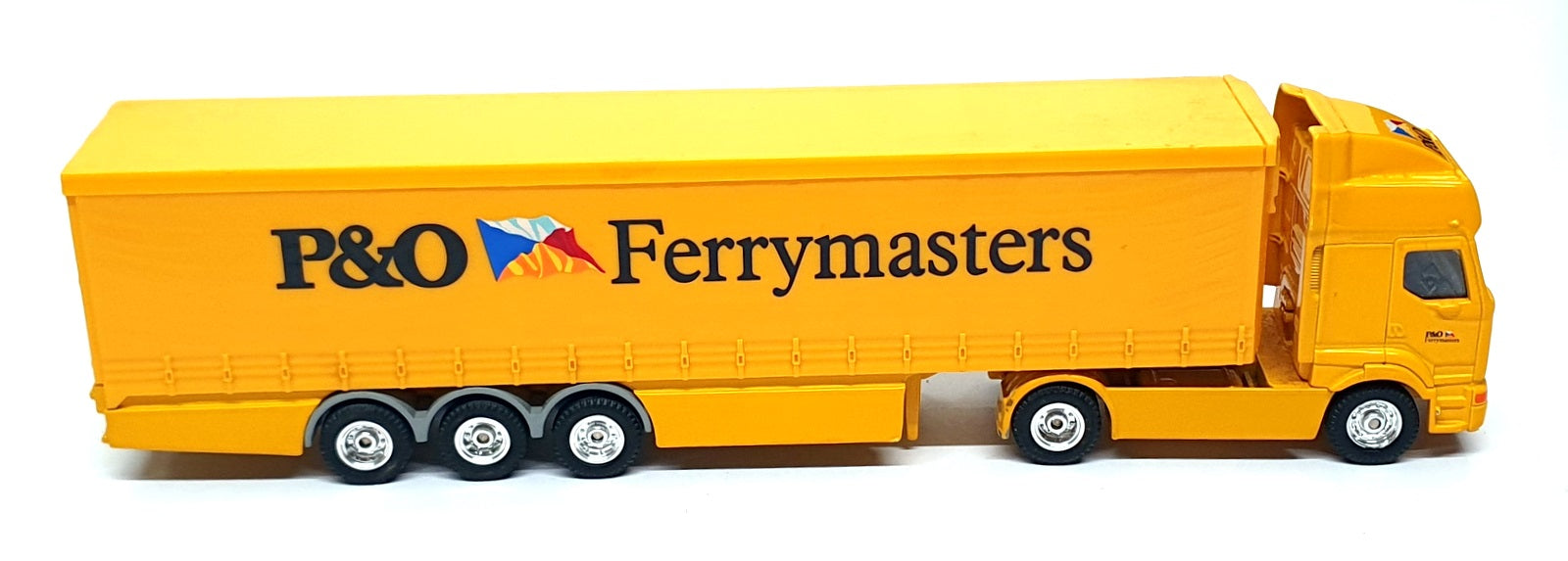 Corgi 1/64 Scale 59548 - Renault Curtainside Truck P&O Ferrymasters - Yellow