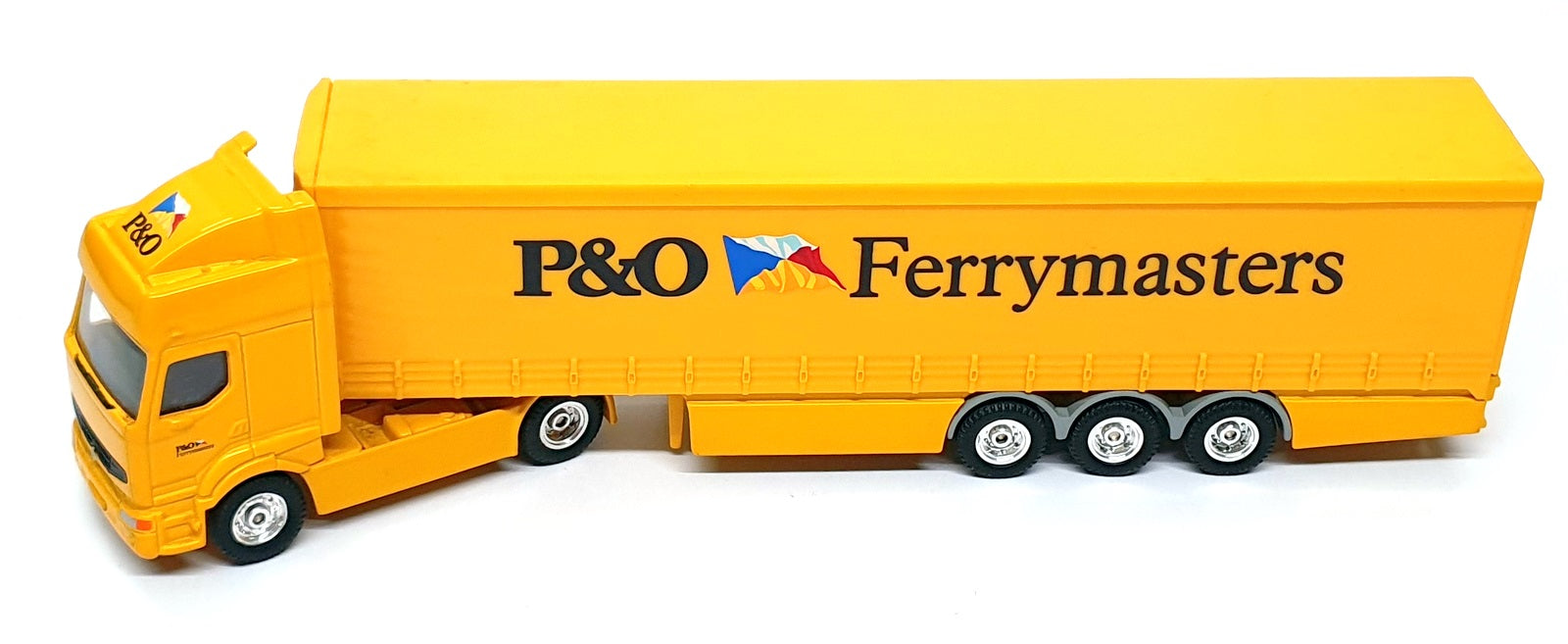 Corgi 1/64 Scale 59548 - Renault Curtainside Truck P&O Ferrymasters - Yellow