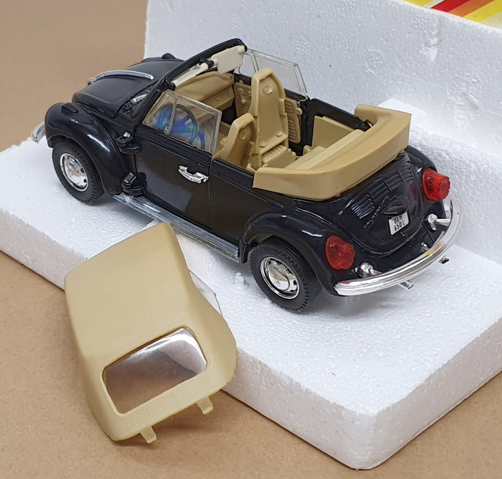 Polistil 1/25 Scale Diecast 02118 - Volkswagen Cabriolet - Black