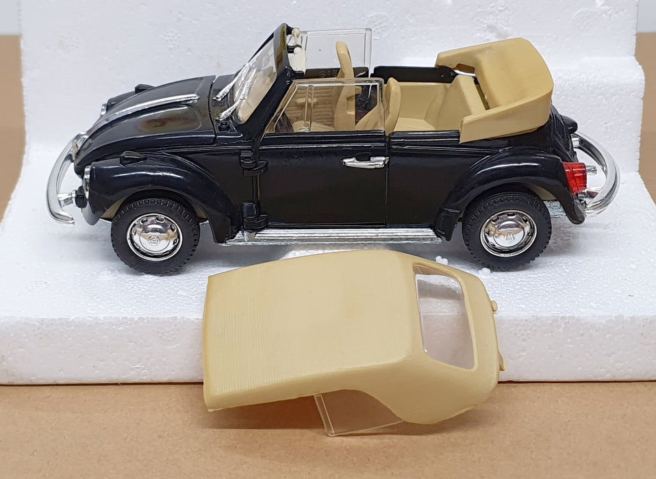 Polistil 1/25 Scale Diecast 02118 - Volkswagen Cabriolet - Black
