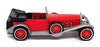 Matchbox 10.5cm Long Diecast Y-16 - 1928 Mercedes Benz SS - Red/Grey