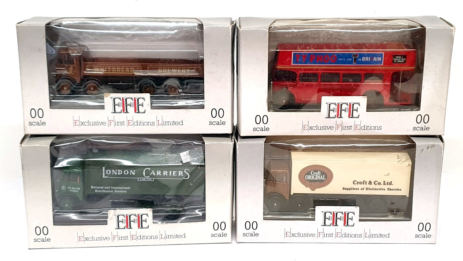 EFE 1/76 Scale SETO4 - Set Of 4 - 3 Mammoth Trucks & 1 AEC Open Top Bus