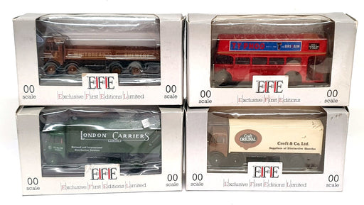 EFE 1/76 Scale SETO4 - Set Of 4 - 3 Mammoth Trucks & 1 AEC Open Top Bus