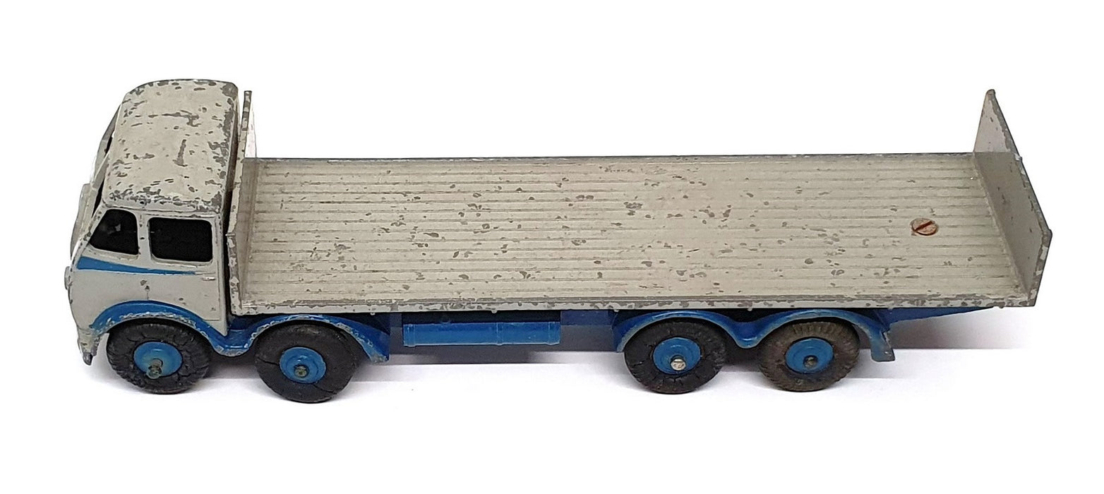 Dinky Toys Diecast 903 - Foden Flat Truck With Tailboard - Grey/Blue
