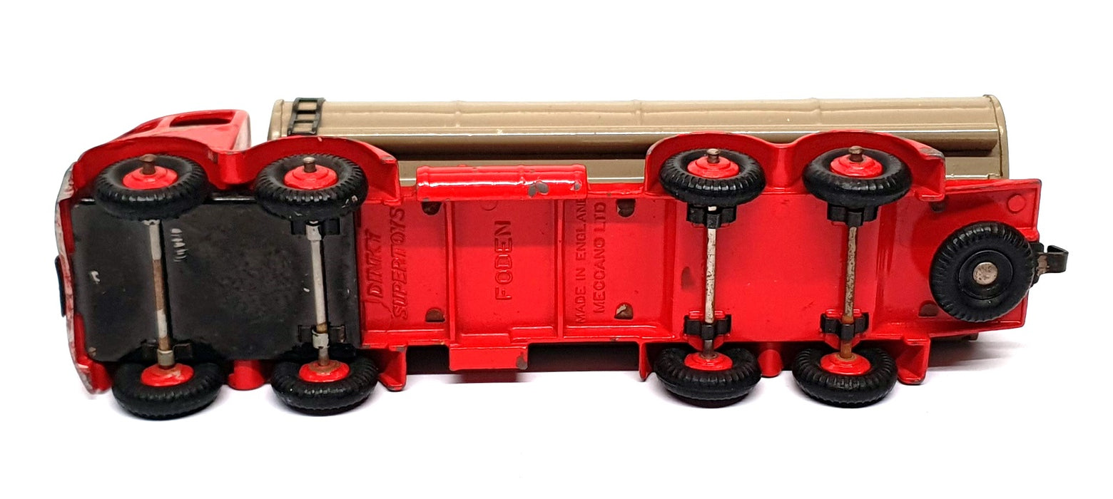 Dinky Toys 504 - Foden 14-Ton Tanker - Red/Fawn
