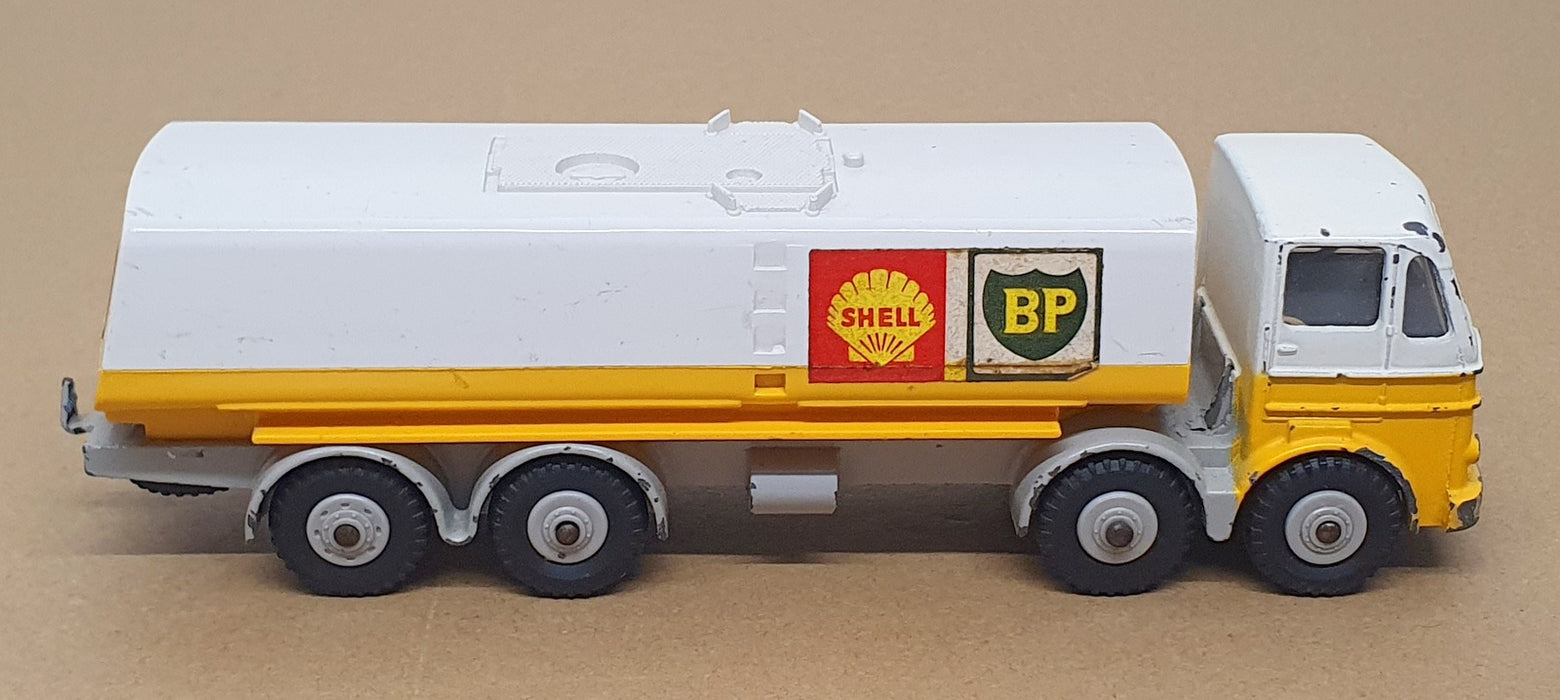 Dinky Supertoys 944 - Leyland Shell B.P. Fuel Tanker Truck - White/Yellow
