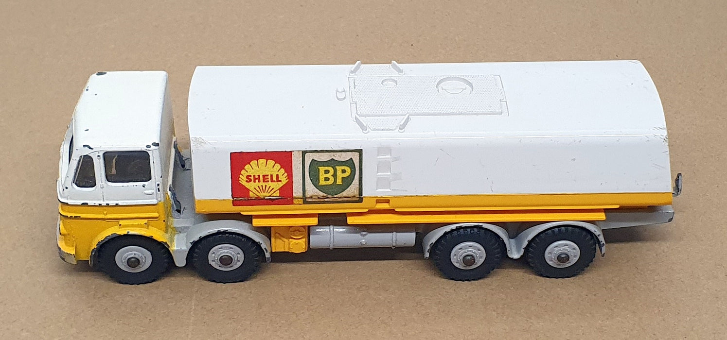 Dinky Supertoys 944 - Leyland Shell B.P. Fuel Tanker Truck - White/Yellow
