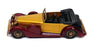 Matchbox 10.5cm Long Diecast Y-11 - 1938 Lagonda DHC - Gold/Maroon
