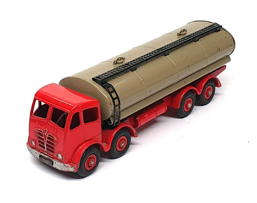 Dinky Toys 504 - Foden 14T. Tanker Truck - Red/Fawn