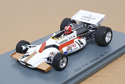 Spark 1/43 Scale S5274 - F1 BRM P160 #14 Monaco GP 1971 Jo Siffert