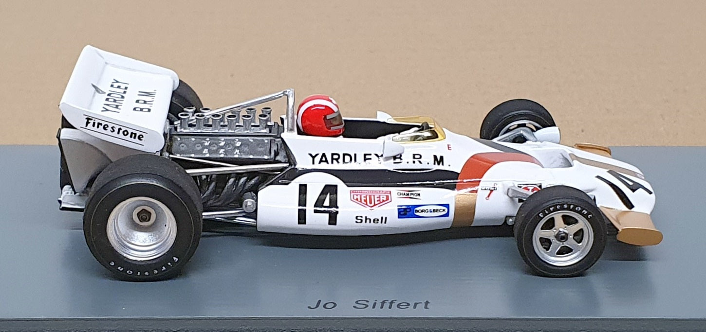 Spark 1/43 Scale S5274 - F1 BRM P160 #14 Monaco GP 1971 Jo Siffert