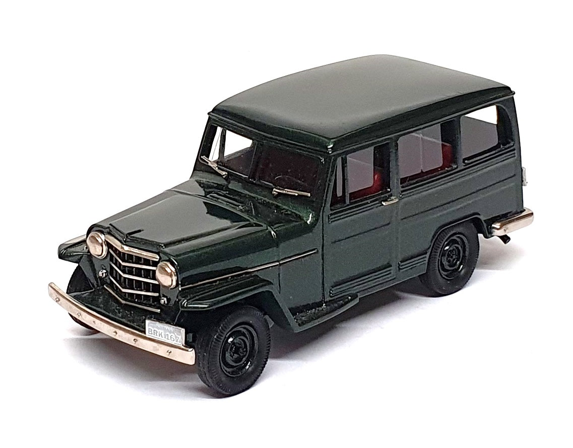 Brooklin Models 1/43 Scale BRK167 - 1952 Willys Overland Stn. Wagon 4WD Green