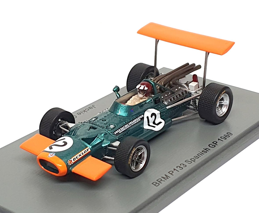 Spark 1/43 Scale S5706 - F1 BRM P133 #12 Spain GP 1969 Jackie Oliver