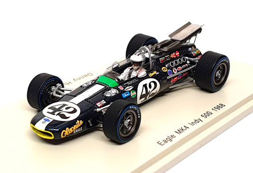 Spark 1/43 Scale S4258 - Eagle Mk4 #42 Indy 500 1968 Denny Hulme