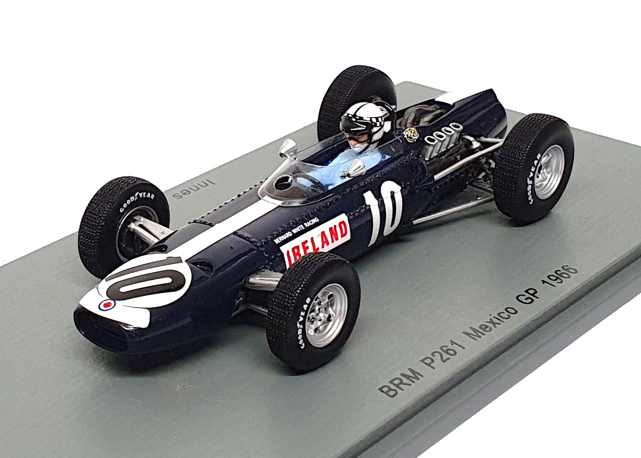 Spark 1/43 Scale S5275 - F1 BRM P261 #10 Mexico GP 1966 Innes Ireland
