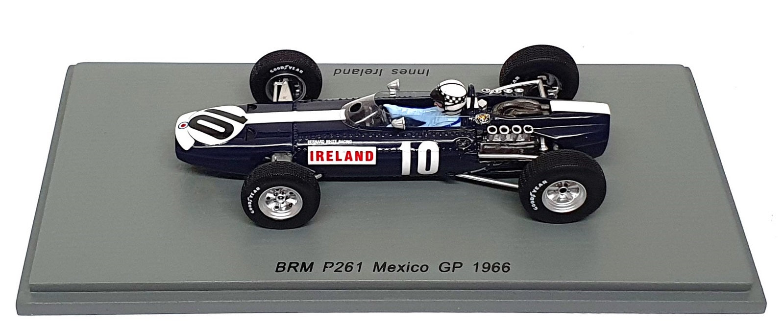 Spark 1/43 Scale S5275 - F1 BRM P261 #10 Mexico GP 1966 Innes Ireland