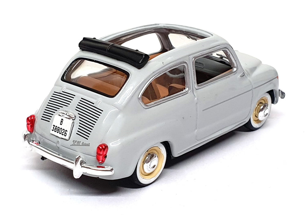 Solido 1/43 Scale Diecast 388026 - 1964 Seat 600D - Lt. Blueish Grey